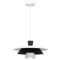 Lampe &agrave; suspendre d&eacute;corative Blanc Noir...