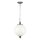 Lampe &agrave; suspendre LORIN en nickel &Oslash;30cm &agrave; raccourcir Lampe