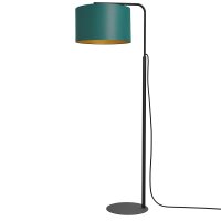 Lampadaire petit m&eacute;tal tissu 151 cm E27...