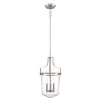 Lampe à suspendre ALONSO en nickel à...