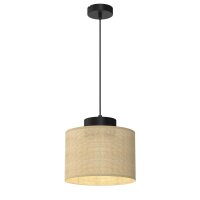 Hängelampe Jute Metall Ø25 cm rund E27...