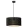 Loft H&auml;ngelampe in Schwarz Gold E27 &Oslash;40 cm rund Metall