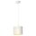 Suspension m&eacute;tal blanc or &Oslash;18 cm rond E27 Loft