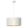 Loft H&auml;ngelampe in Wei&szlig; Gold E27 &Oslash;40 cm rund Metall