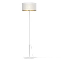 Runde Stehleuchte in Weiß Gold 150 cm groß...
