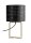 Lampe de chevet m&eacute;tal E27 31 cm en or noir