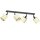 Spot de plafond flexible rotin m&eacute;tal 4 flammes E14