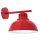 Loft Wandleuchte Metall Rot Wei&szlig; T:26 cm E27 dekorativ