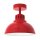 Loft Plafonnier M&eacute;tal Rouge Blanc H:23 cm E27 d&eacute;coratif