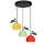 Lampe pour chambre denfant Color&eacute; Pomme &Oslash; 42 cm 3x E27 M&eacute;tal