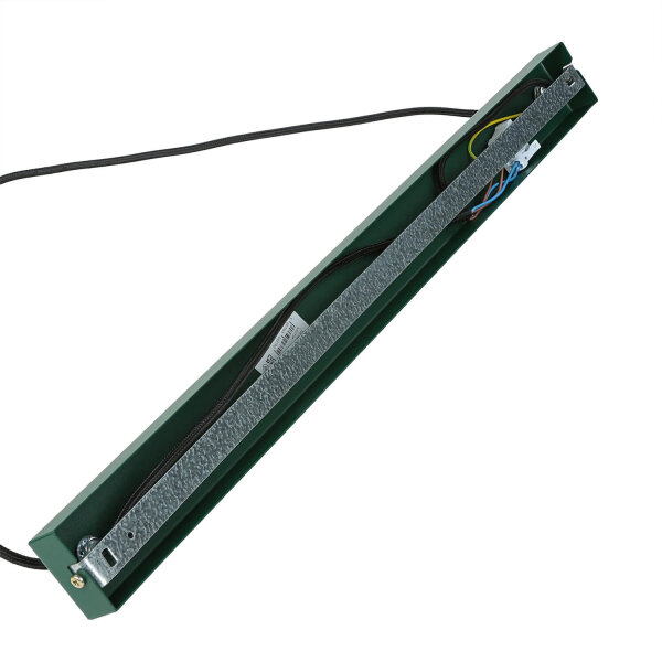 Elégante lampe suspendue vert foncé or E27 85,5 cm