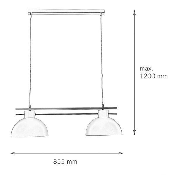 Elégante lampe suspendue vert foncé or E27 85,5 cm
