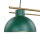 Elégante lampe suspendue vert foncé or E27 85,5 cm