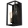 Applique M&eacute;tal Noir Antique Laiton E27 2 feux