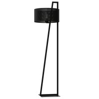 Lampadaire Noir M&eacute;tal 150 cm bas E27 Moderne