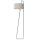 Wei&szlig;e Stehleuchte Metall 150 cm niedrig E27 Modern