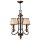 Lustre ANABELL 9 crème à raccourcir Ø46cm Lampe
