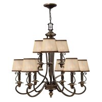 Lustre ANABELL 9 Bronze Ø71cm à raccourcir...