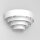 Applique en métal blanc L:40 cm E27 2-flmg indirect