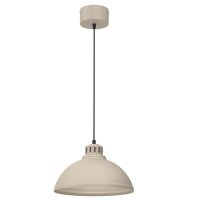 Loft Lampe &agrave; suspendre Beige M&eacute;tal...