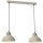 Loft Suspension Beige M&eacute;tal 65 cm E27 accentu&eacute;
