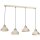 Loft Suspension Beige M&eacute;tal 4-flmg E27 accentu&eacute;