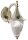 Wandleuchte au&szlig;en Aluminium 35 cm hoch IP43 E27 SERGIO