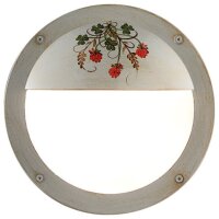 Wandleuchte außen Aluminium E27 IP44 rund Ø...