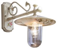 Außenlampe Wand Aluminium E27 IP44 H: 45 cm DIEGO