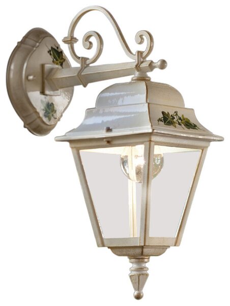 Lampe dextérieur murale aluminium E27 IP43 44 cm de haut Rustique