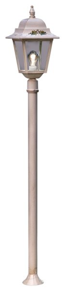 Lampe dextérieur aluminium L : 21,5 cm 144 cm de haut IP43 E27