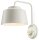 Applique murale céramique métal E27 34 cm de haut Crème