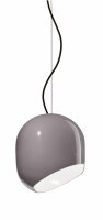Suspension c&eacute;ramique E27 H : max. 150 cm Gris rond...