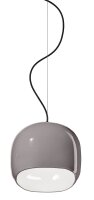 Suspension céramique E27 H : max. 150 cm Gris rond...