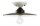 Deckenlampe Metall Keramik E27 Ø 25 cm Weiß Schwarz