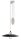 Lampe à suspendre métal céramique E27 réglable blanc noir