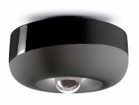 Plafonnier céramique rond Ø 27 cm noir E27...