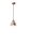 Lampe &agrave; suspendre c&eacute;ramique E27 D : 15 cm rond H : max. 136 cm