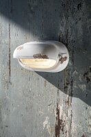 Lampe de salle de bain céramique verre L : 24 cm...