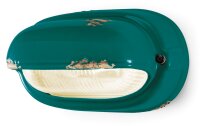 Lampe de salle de bain céramique verre L : 24 cm...