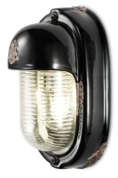 Lampe de salle de bain c&eacute;ramique verre E27 H : 24...