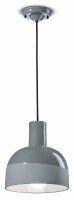 H&auml;ngelampe Keramik E27 D: 22,5 cm H: max. 146,5 cm Grau