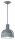 Lampe &agrave; suspendre c&eacute;ramique E27 D : 22,5 cm H : max. 146,5 cm Gris