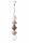 Lampe &agrave; suspendre c&eacute;ramique verre E14 multicolore blanc design r&eacute;tro