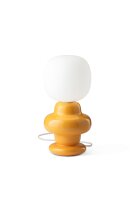 Lampe de table c&eacute;ramique verre 17 cm large 35 cm...