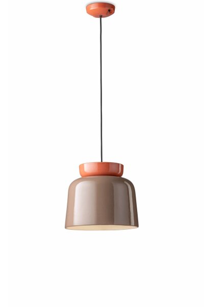 Hängeleuchte Keramik D: 27,5 cm H: max. 145 cm E27 rund