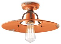 Deckenlampe Metall Keramik E27 Ø 40 cm rund NICOLA