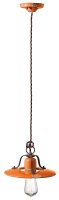 Hängeleuchte Industrial Keramik rund D: 25 cm E27...