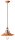 Pendelleuchte Keramik Metall E27 D: 30 cm rund Industrial