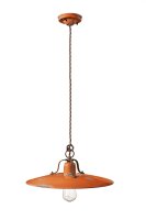 Pendelleuchte Keramik Metall E27 D: 40 cm rund
